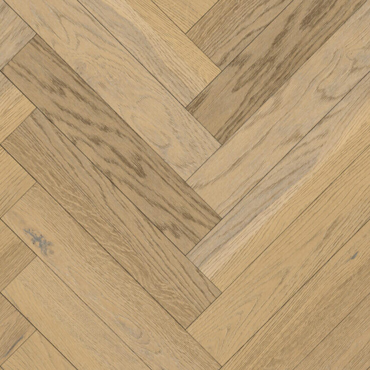 Boyne Oak Herringbone Aqua